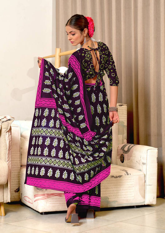 Designer Soft Cotton Saree